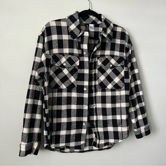 H&M Checked Shacket - US S - Picture 1 of 3